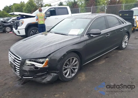 2011 Audi A8 4.2 z USA, uszkodzony, nr VIN WAUAVAFD2BN020842